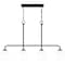 Quoizel Nielson Linear Chandelier 4 Lights Matte Black NIE436MBK - alternate 6